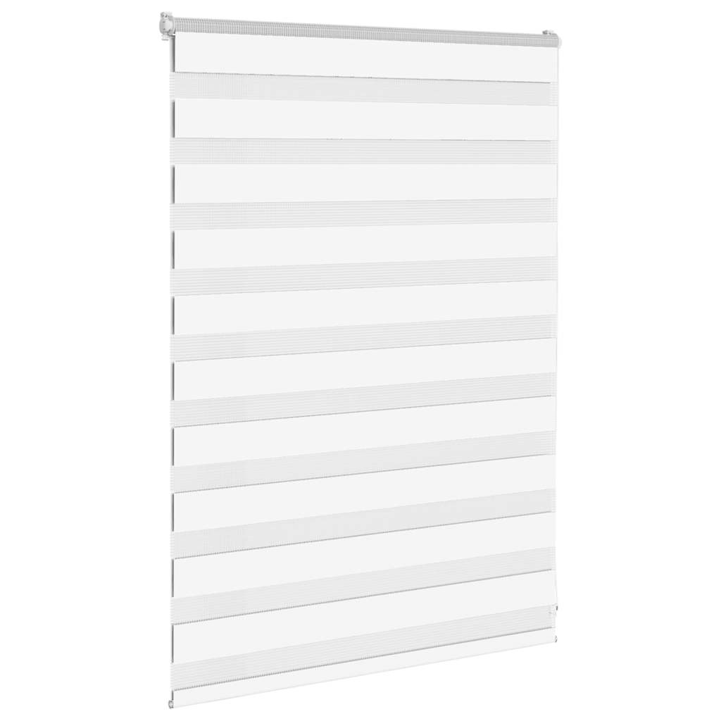Store double blanc 105x100 cm largeur tissu 100,9 cm polyester