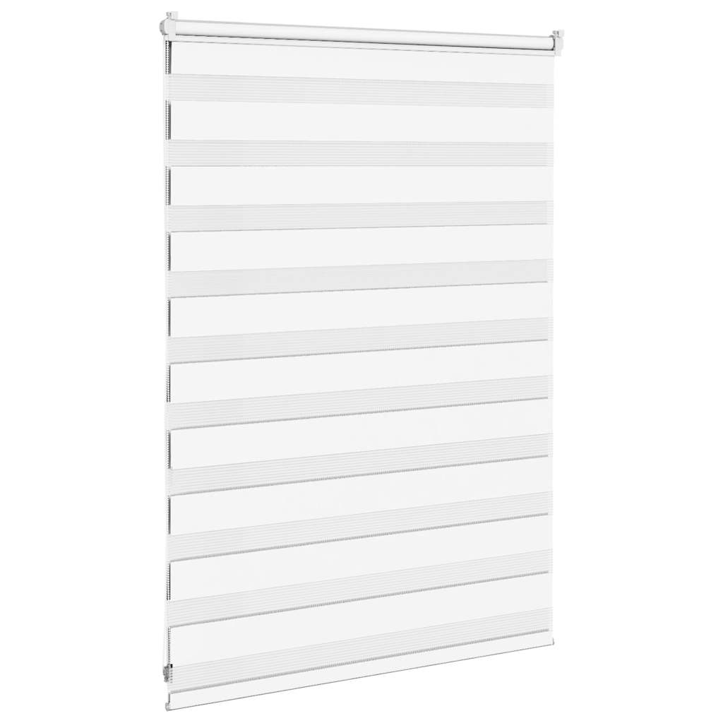 Doppelrollo Weiß 115x100 cm Stoffbreite 110,9 cm Polyester