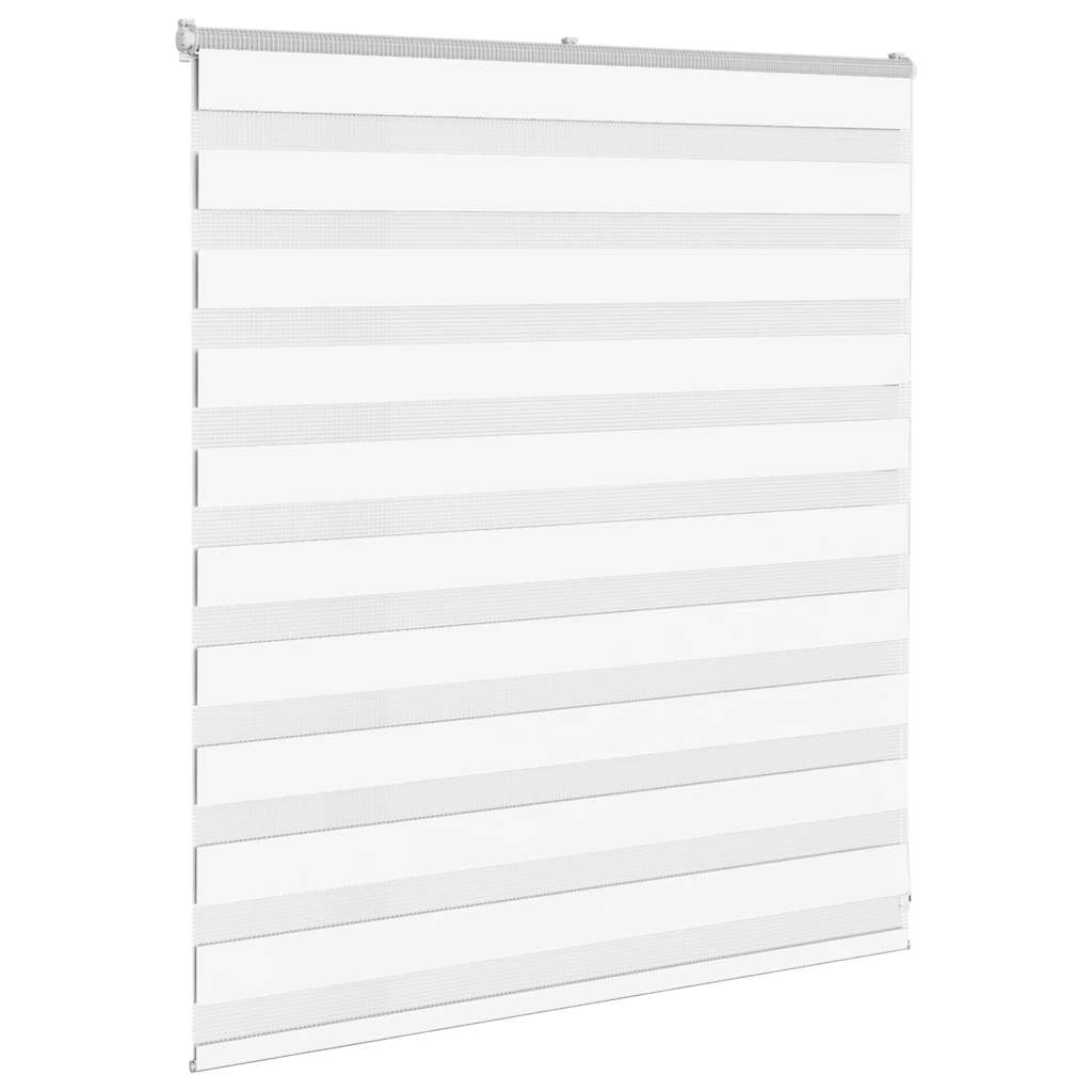 Store double blanc 135x100 cm largeur du tissu 130,9 cm polyester