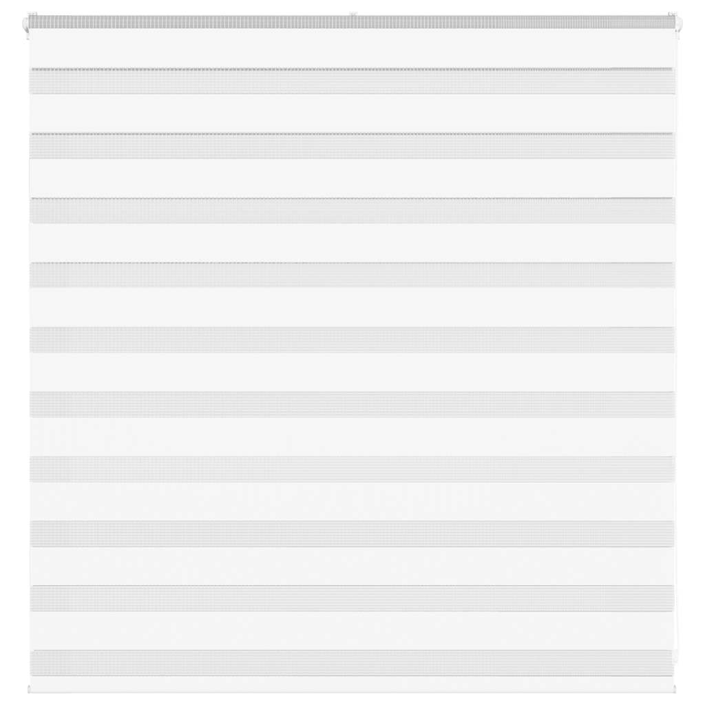 Store enrouleur double blanc 145x100 cm largeur du tissu 140,9 cm polyester