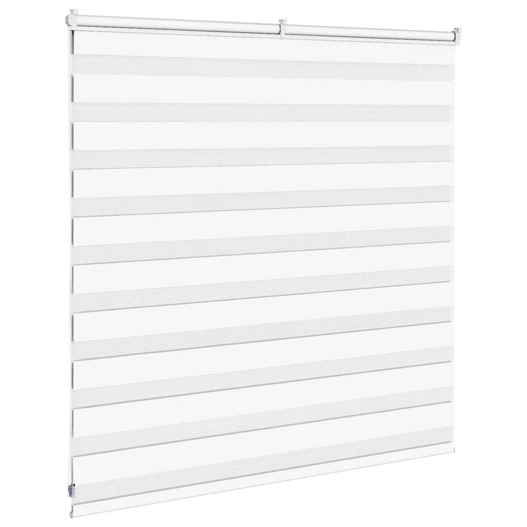 Store double blanc 150x100 cm largeur tissu 145,9 cm polyester