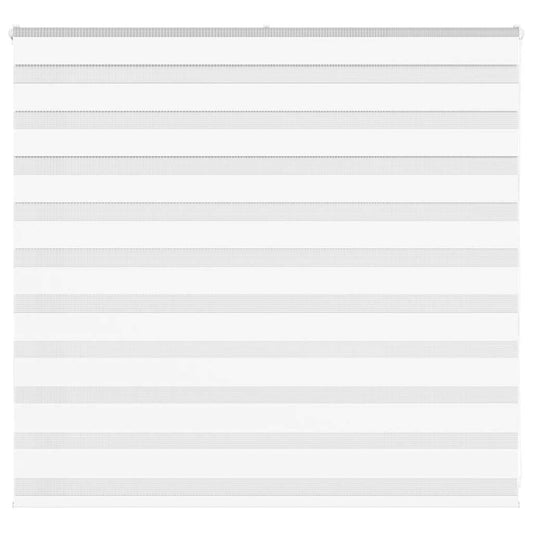 Store double blanc 155x100 cm largeur tissu 150,9 cm polyester