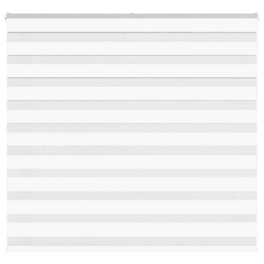 Store enrouleur double blanc 165x100 cm largeur de tissu 160,9 cm polyester