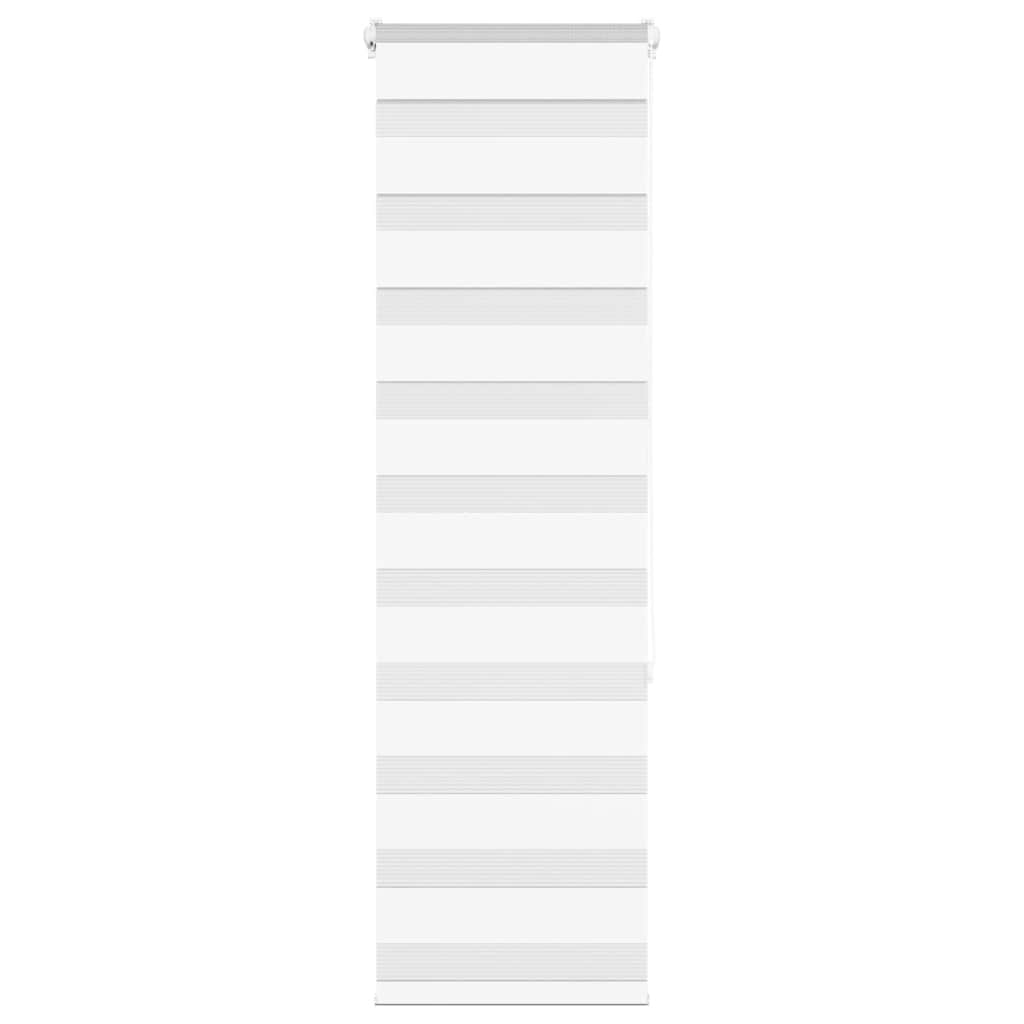 Doppelrollo Weiß 40x150 cm Stoffbreite 35,9 cm Polyester