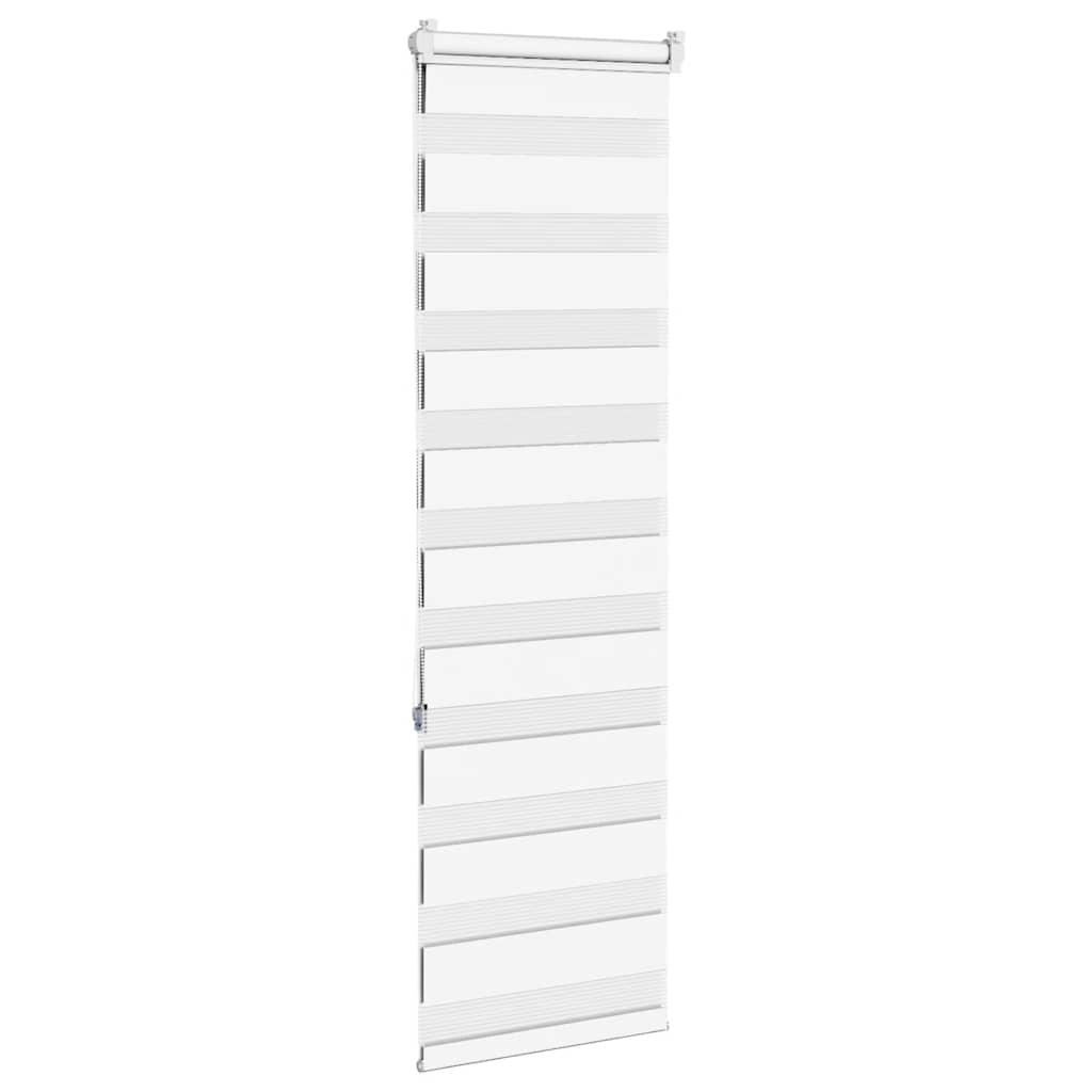 Doppelrollo Weiß 40x150 cm Stoffbreite 35,9 cm Polyester