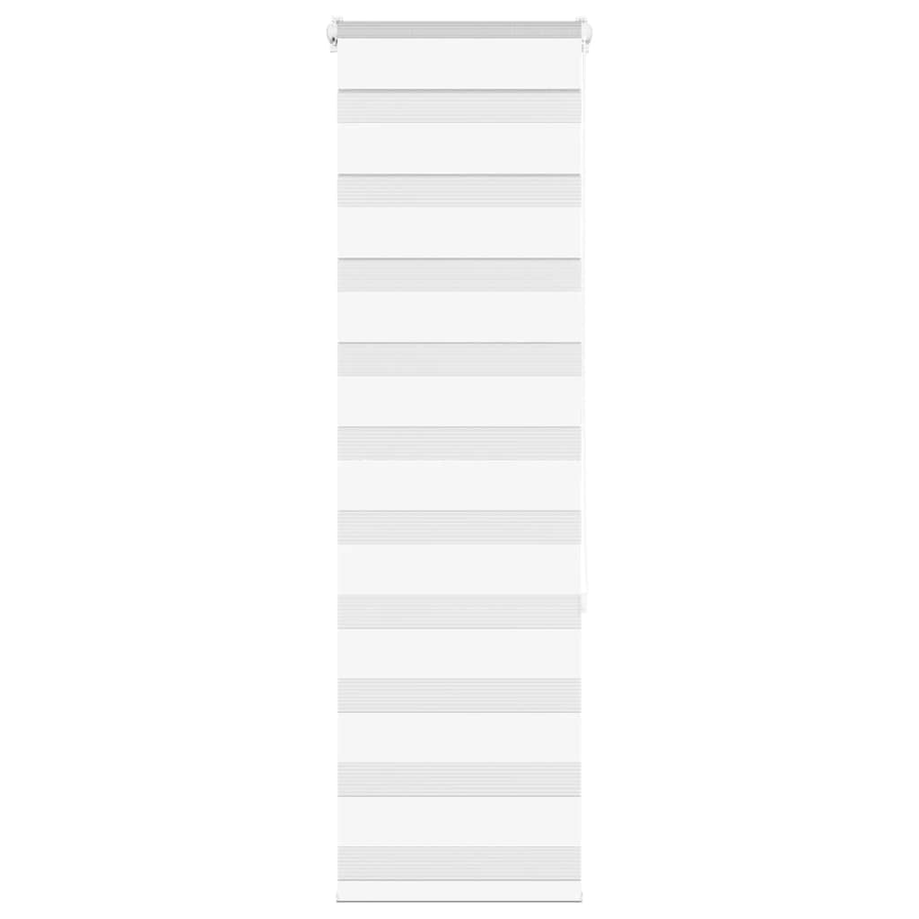 Doppelrollo Weiß 45x150 cm Stoffbreite 40,9 cm Polyester