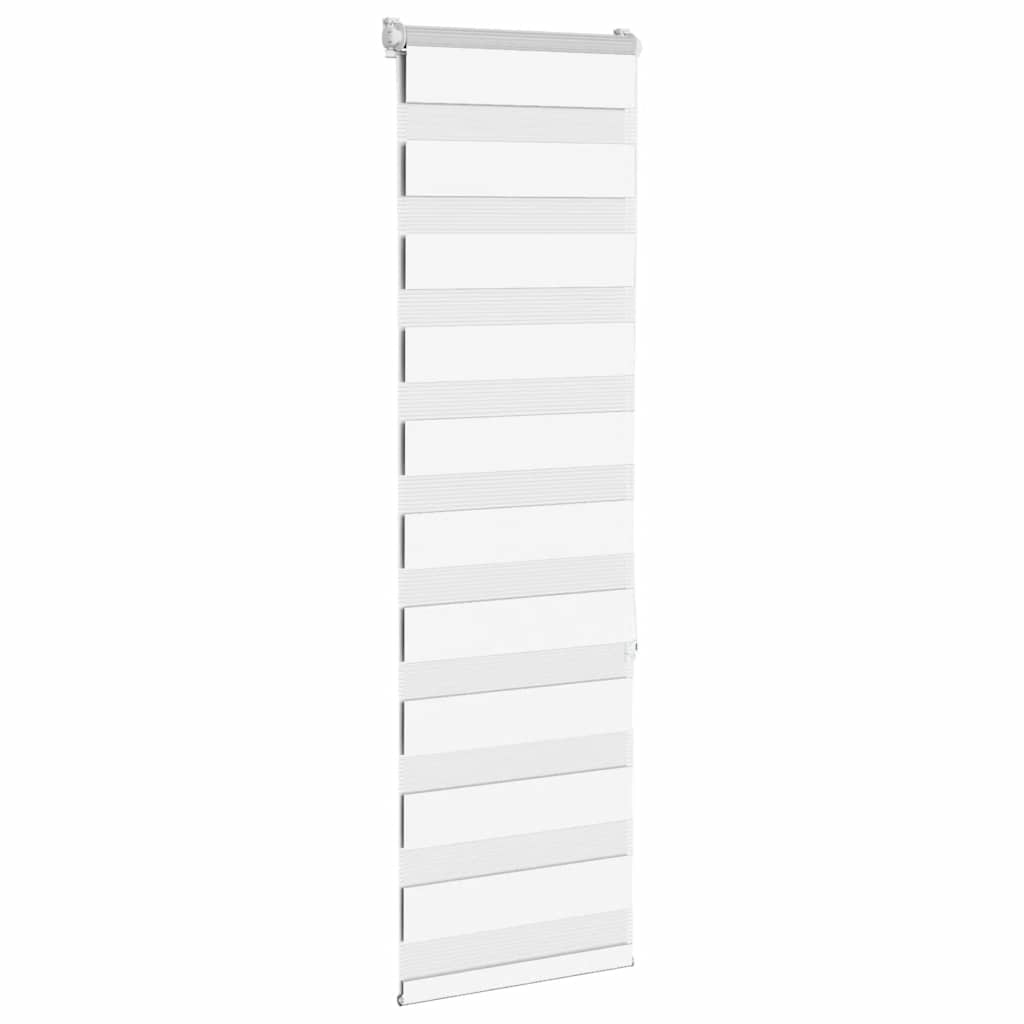 Doppelrollo Weiß 45x150 cm Stoffbreite 40,9 cm Polyester