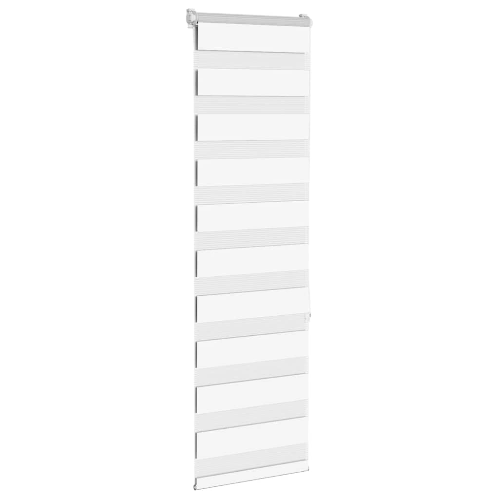 Doppelrollo Weiß 50x150 cm Stoffbreite 45,9 cm Polyester