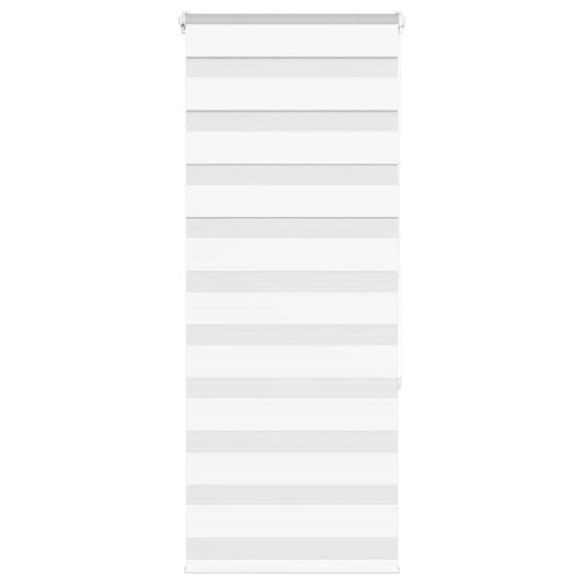 Dual Roller Blind White 60x150 cm Fabric Width 55.9 cm Polyester