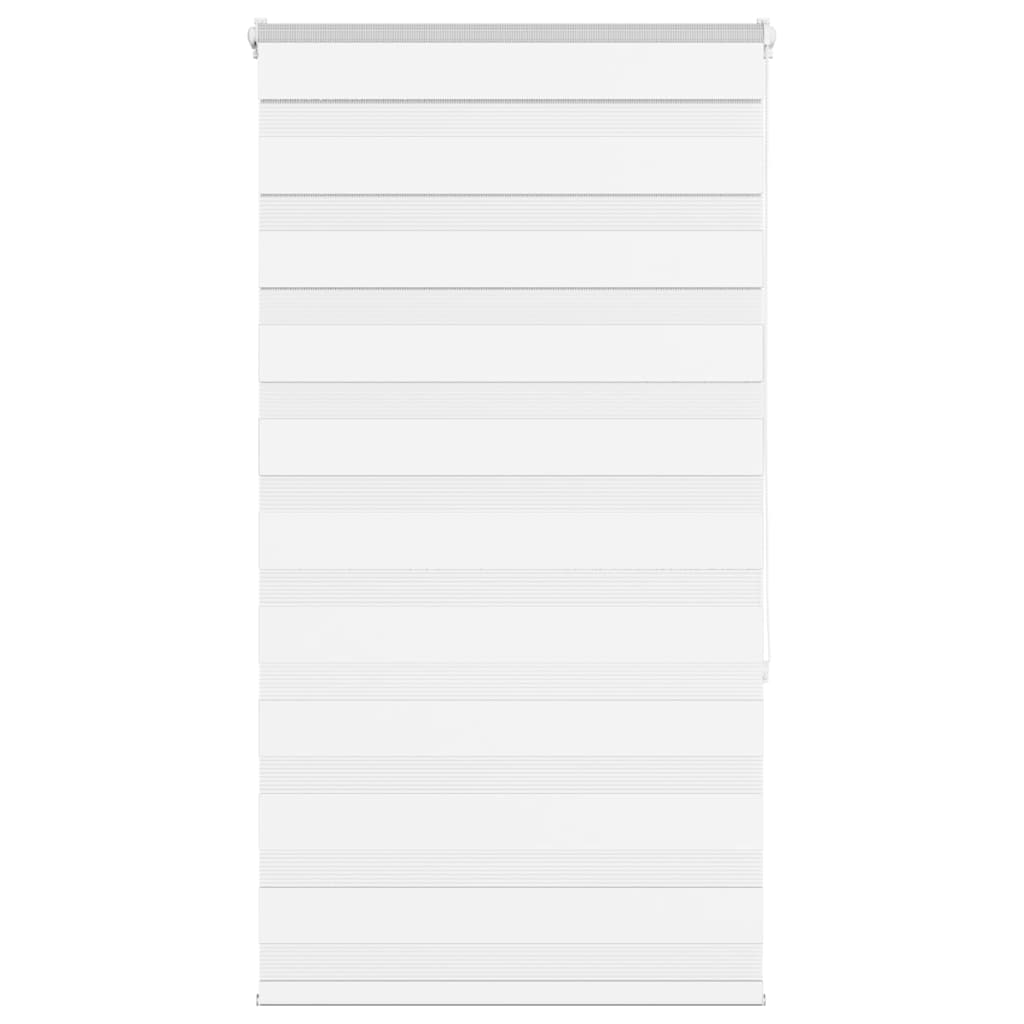 Store double blanc 70x150 cm largeur du tissu 65,9 cm polyester