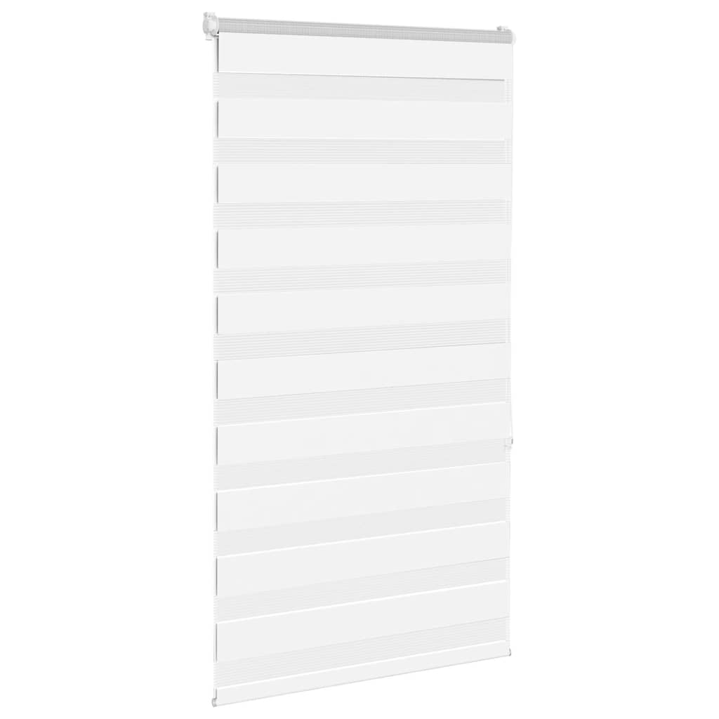 Doppelrollo Weiß 75x150 cm Stoffbreite 70,9 cm Polyester