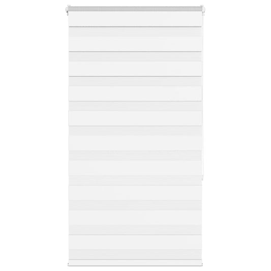Double roller blind White 85x150 cm fabric width 80.9 cm polyester