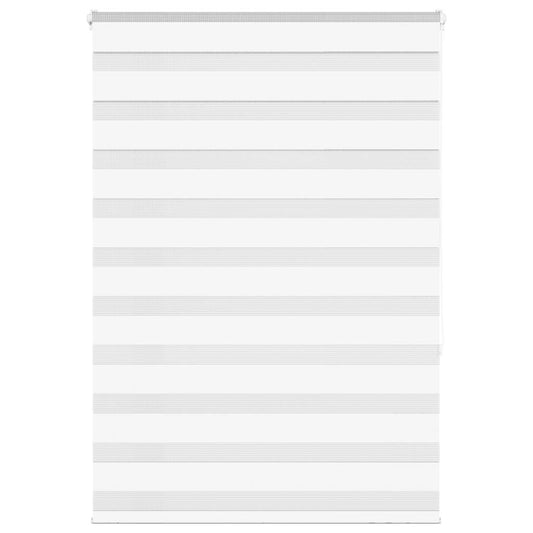Dual Roller Blind White 95x150 cm Fabric Width 90.9 cm Polyester
