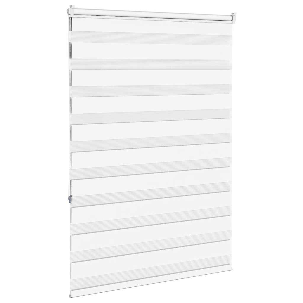Doppelrollo Weiß 95x150 cm Stoffbreite 90,9 cm Polyester