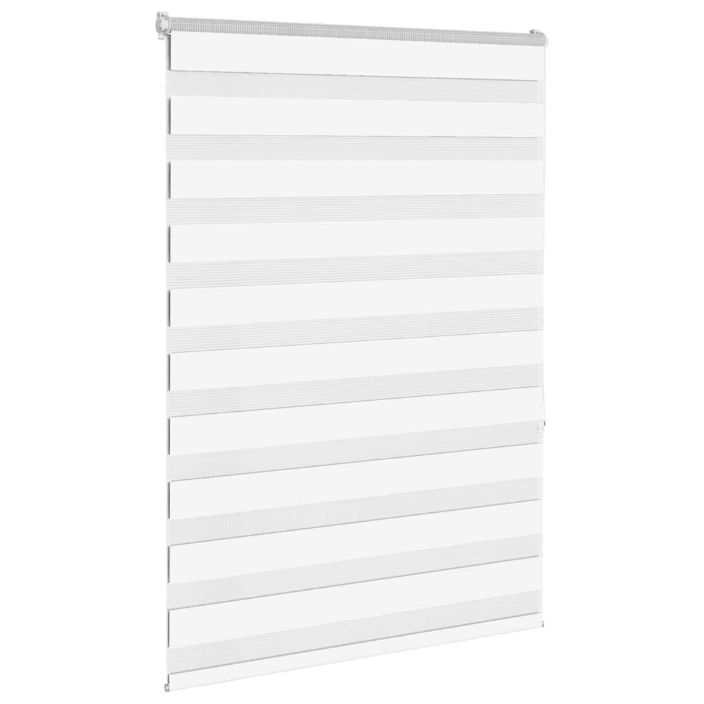 Double roller blind white 100x150 cm fabric width 95.9 cm polyester