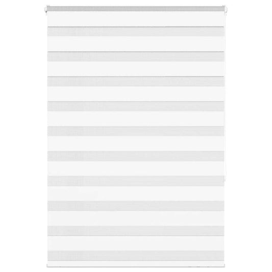 Double Roller Blind White 105x150 cm Fabric Width 100.9 cm Polyester