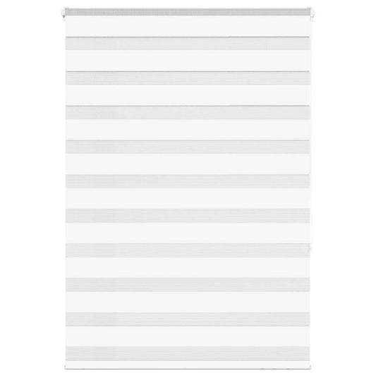 Double Roller Blind White 110x150 cm Fabric Width 105.9 cm Polyester