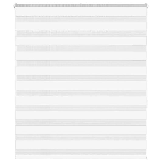 Double Roller Blind White 120x150 cm Fabric width 115.9 cm Polyester