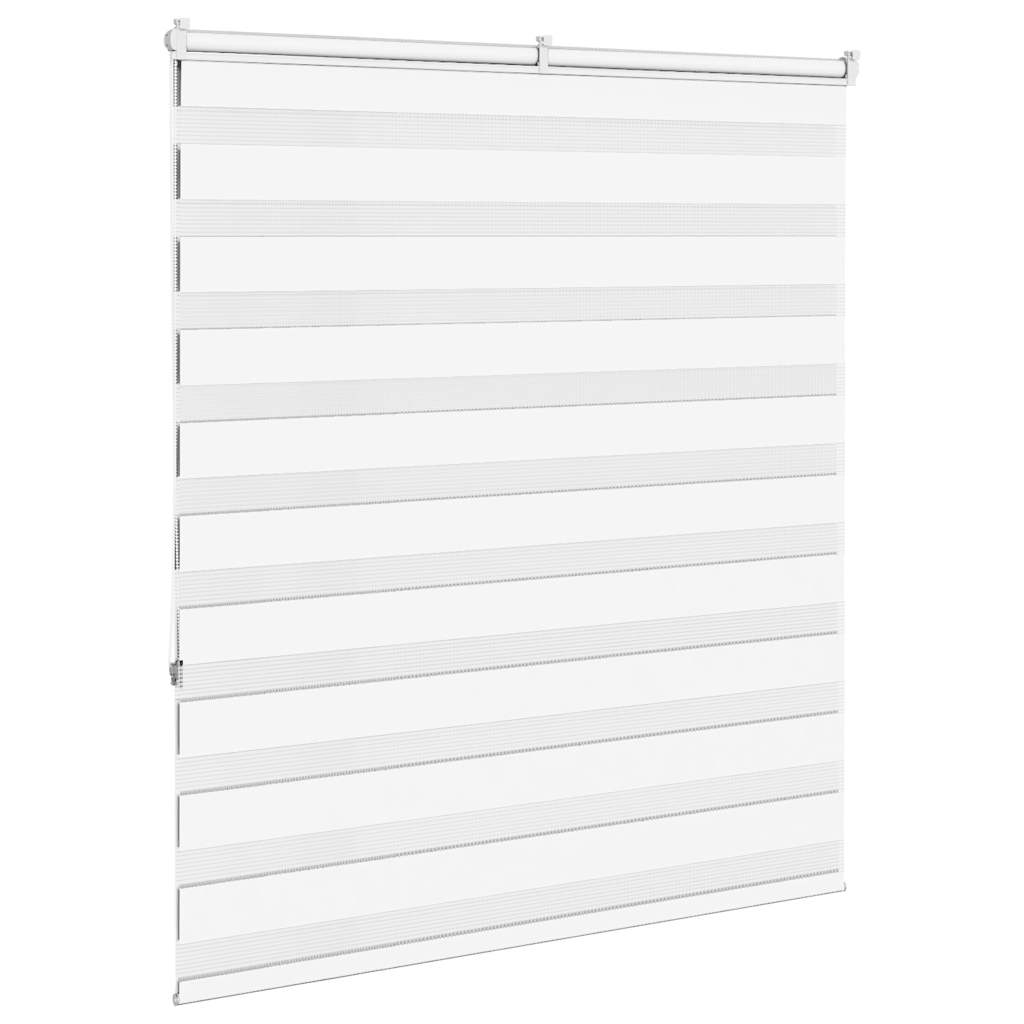 Doppelrollo Weiß 120x150 cm Stoffbreite 115,9 cm Polyester