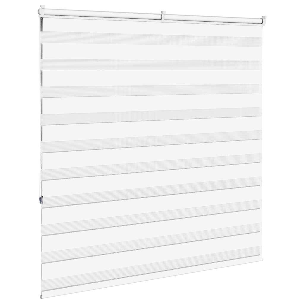 Dual Roller Blind White 150x150 cm Fabric width 145.9 cm Polyester