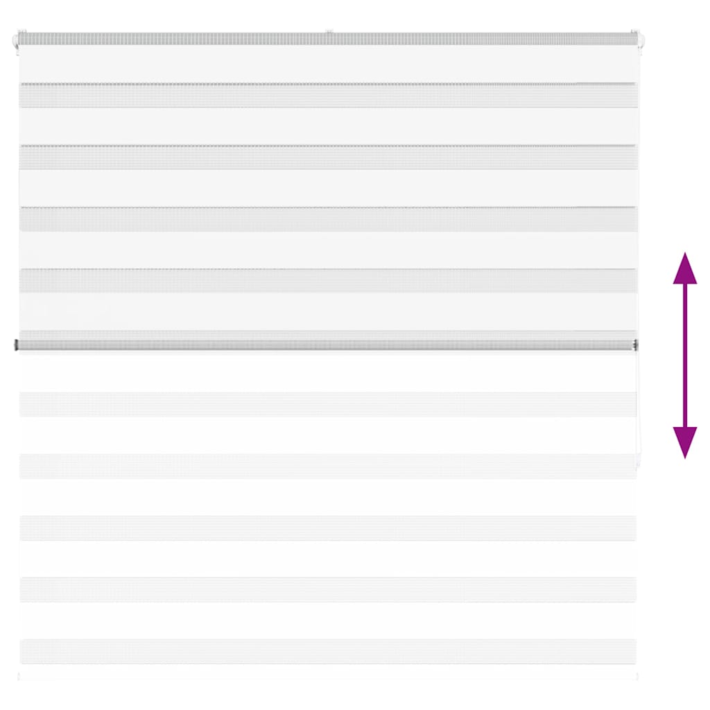 Dual Roller Blind White 150x150 cm Fabric width 145.9 cm Polyester