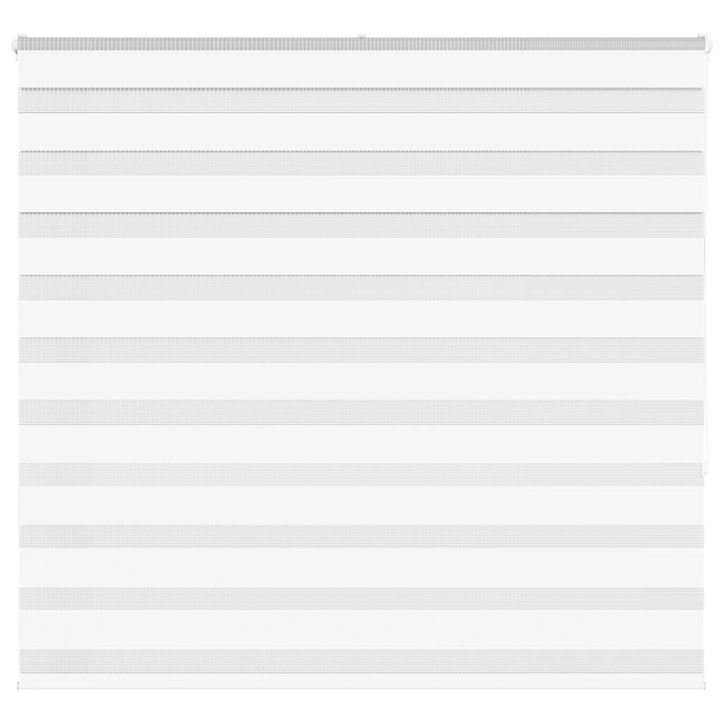 Store enrouleur double blanc 165x150 cm, largeur de tissu 160,9 cm, polyester