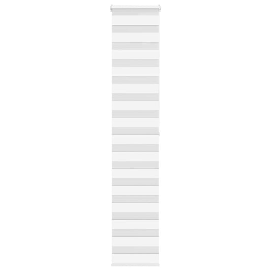 Double Roller Blind White 40x200 cm Fabric Width 35.9 cm Polyester