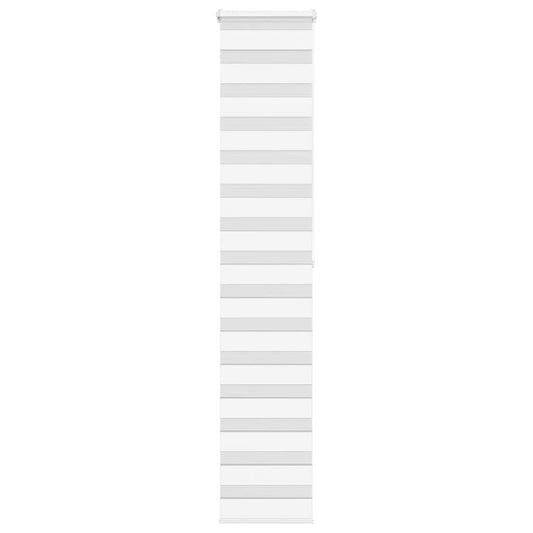Double Roller Blind White 50x200 cm Fabric width 45.9 cm Polyester