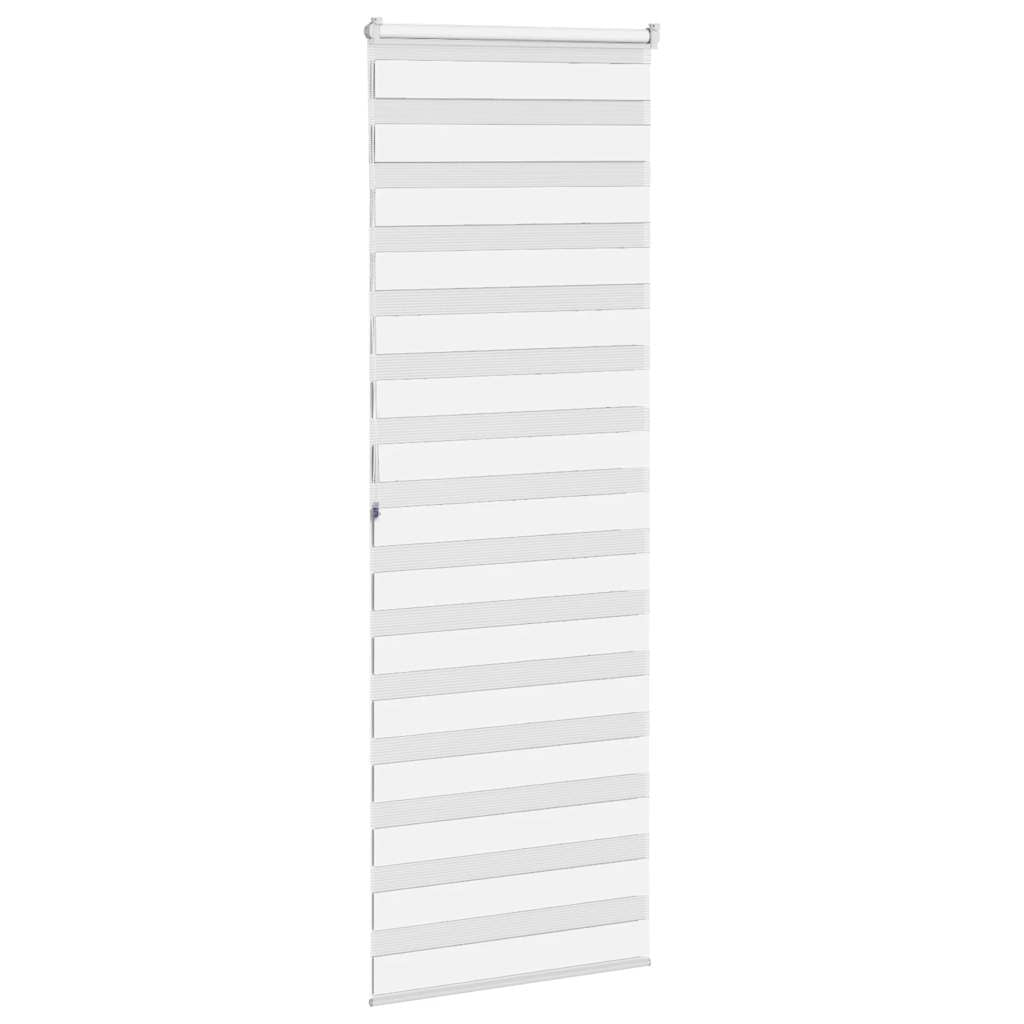 Doppelrollo Weiß 70x200 cm Stoffbreite 65,9 cm Polyester