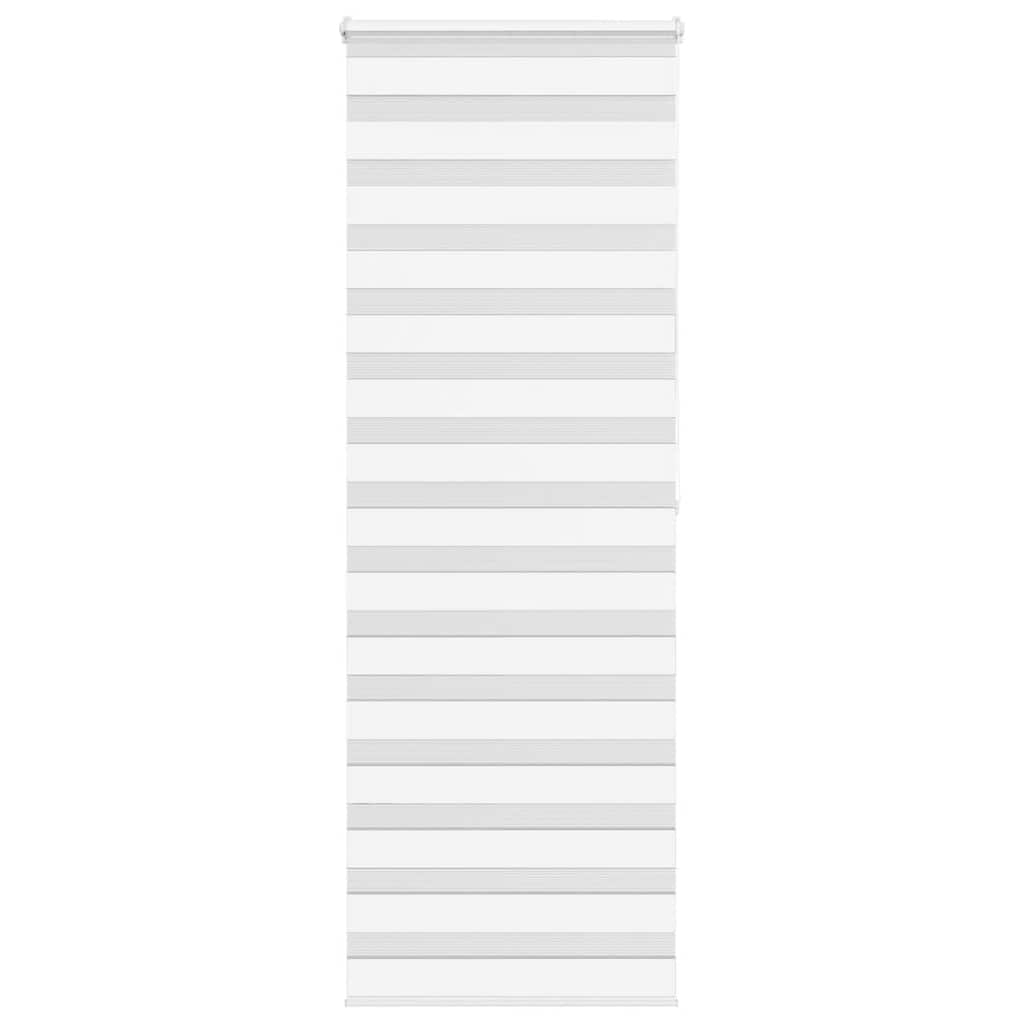 Day/Night Roller Blind White 85x200 cm Fabric Width 80.9 cm Polyester