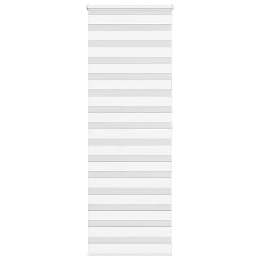Double Roller Blind White 90x200 cm Fabric Width 85.9 cm Polyester