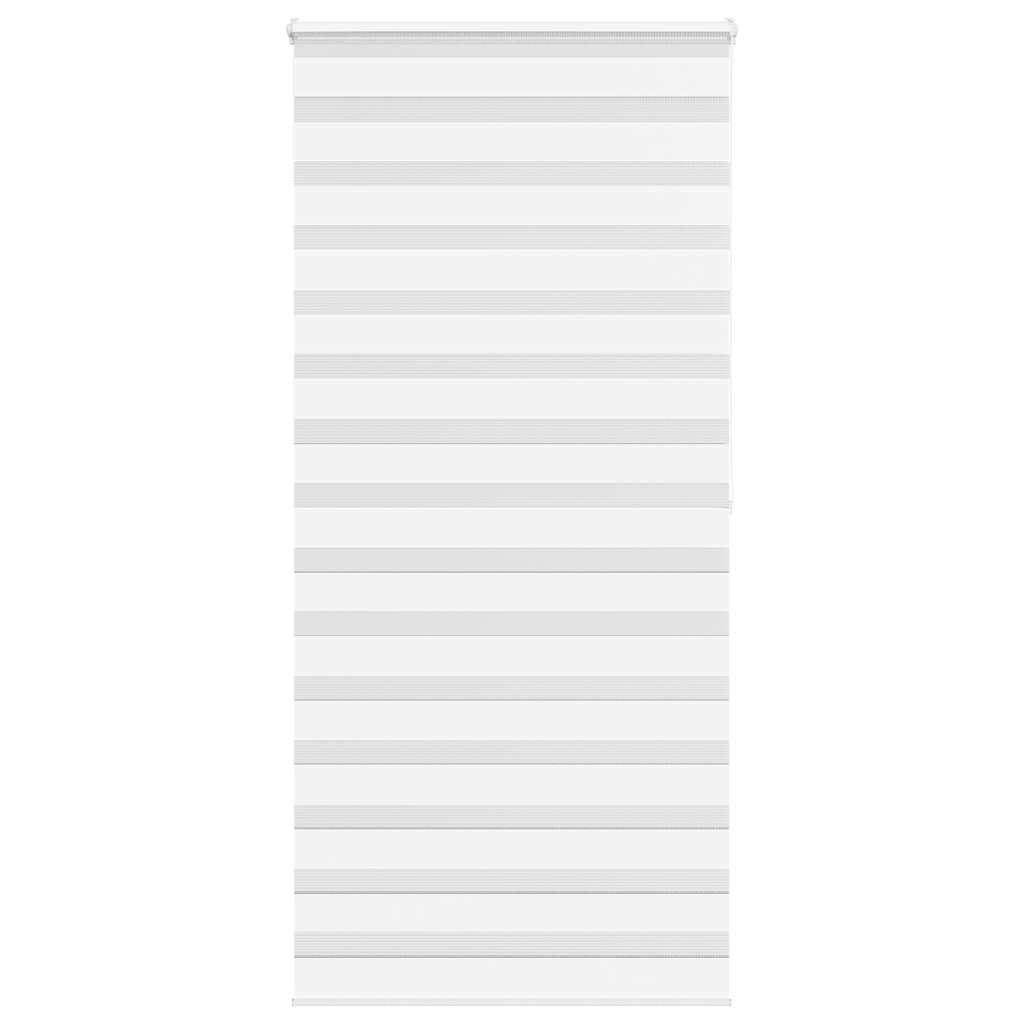 Store vénitien double blanc 95x200 cm Largeur du tissu 90,9 cm Polyester
