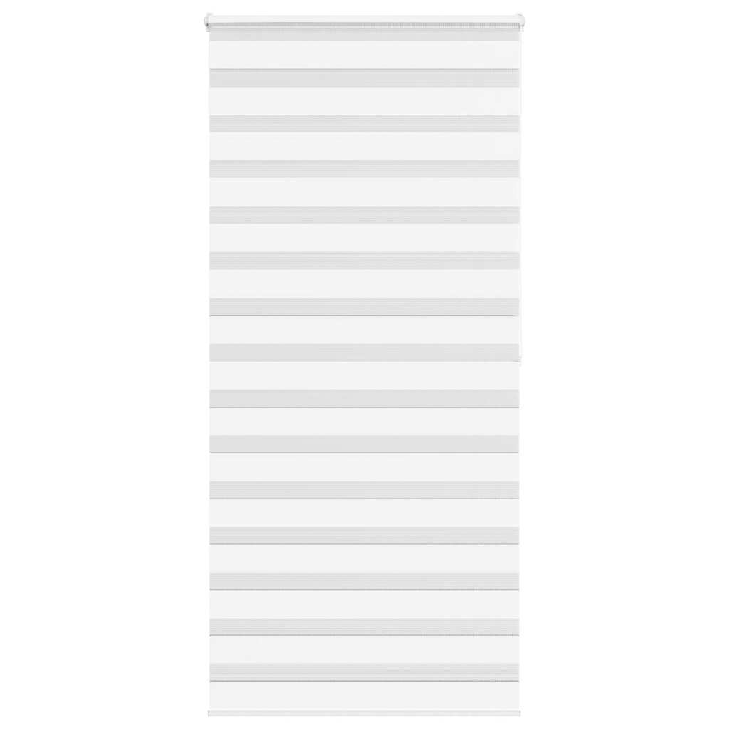 Double store enrouleur blanc 105x200 cm Largeur du tissu 100,9 cm Polyester