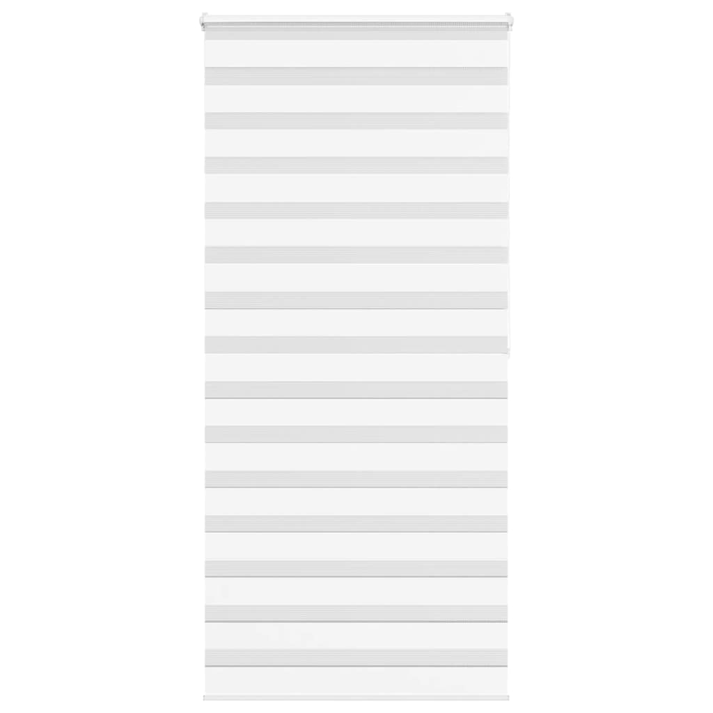 Store vénitien double blanc 115x200 cm Largeur du tissu 110,9 cm Polyester