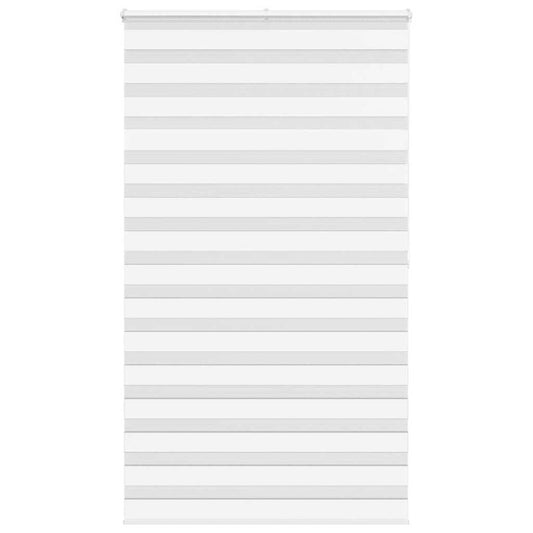 Double Roller Blind White 120x200 cm Fabric Width 115.9 cm Polyester
