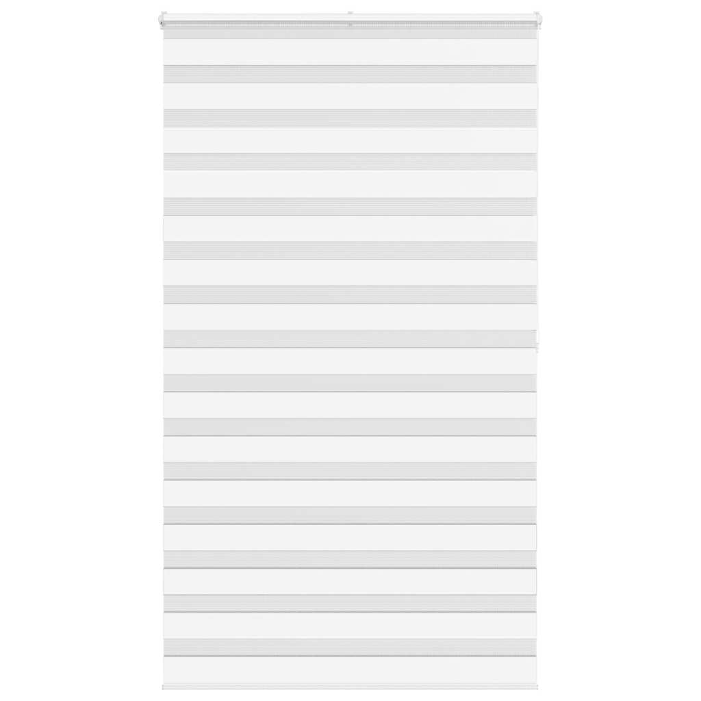 Store vénitien double blanc 125x200 cm Largeur du tissu 120,9 cm Polyester