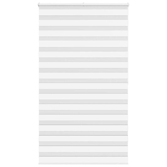 Dual Roller Blind White 125x200 cm Fabric Width 120.9 cm Polyester