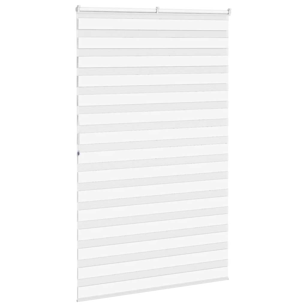 Store double blanc 140x200 cm largeur du tissu 135,9 cm polyester