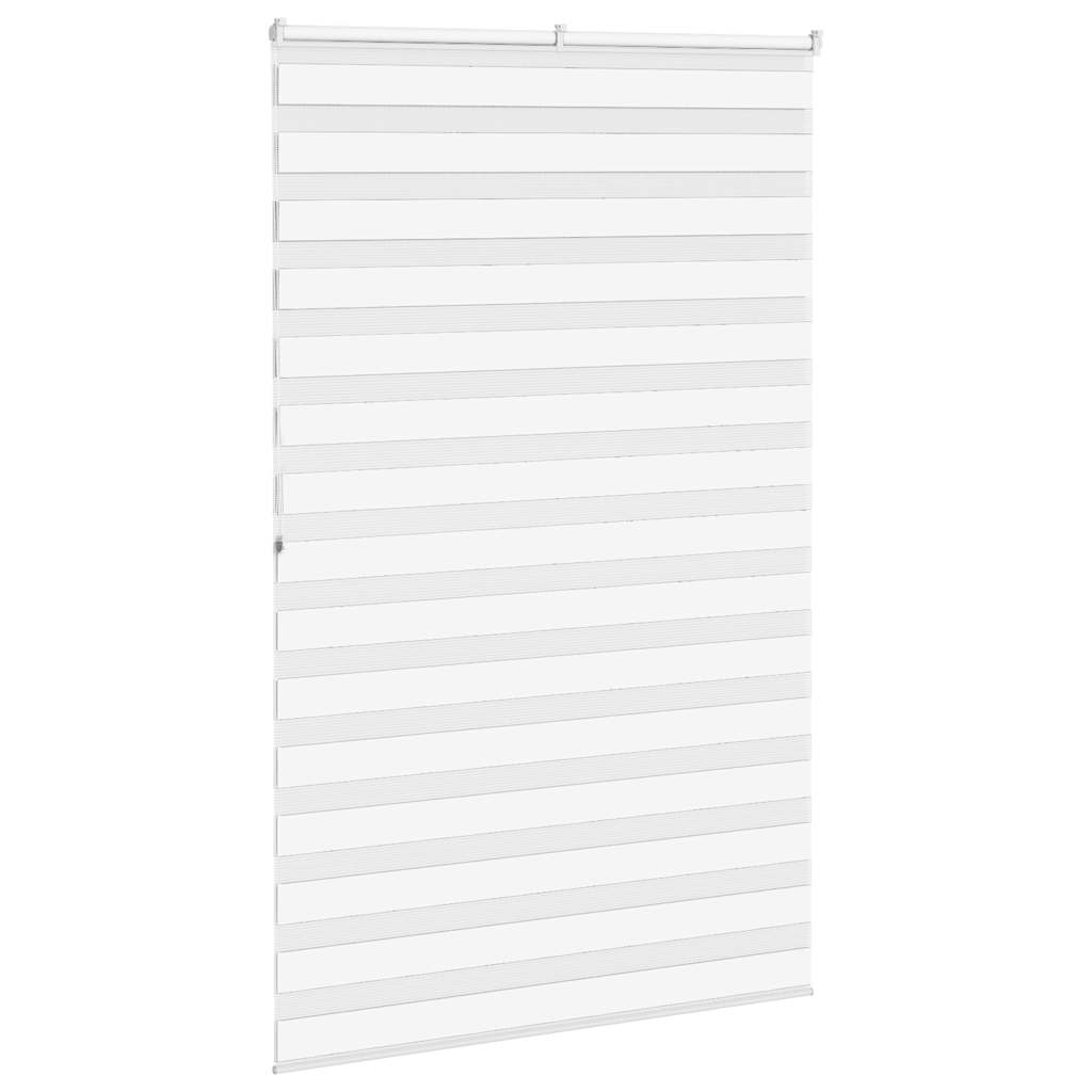 Day and Night Roller Blind White 150x200 cm Fabric width 145.9 cm Polyester