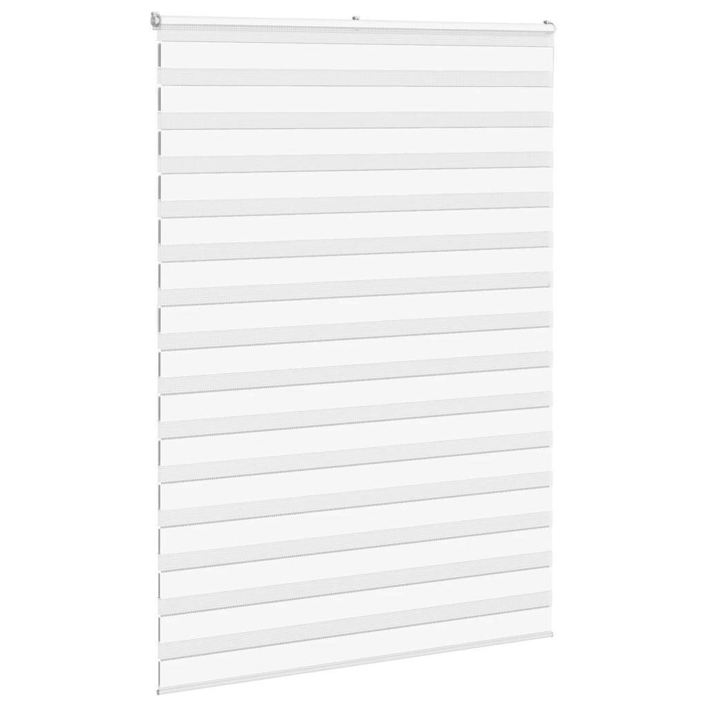 Doppelrollo Weiß 155x200 cm Stoffbreite 150,9 cm Polyester