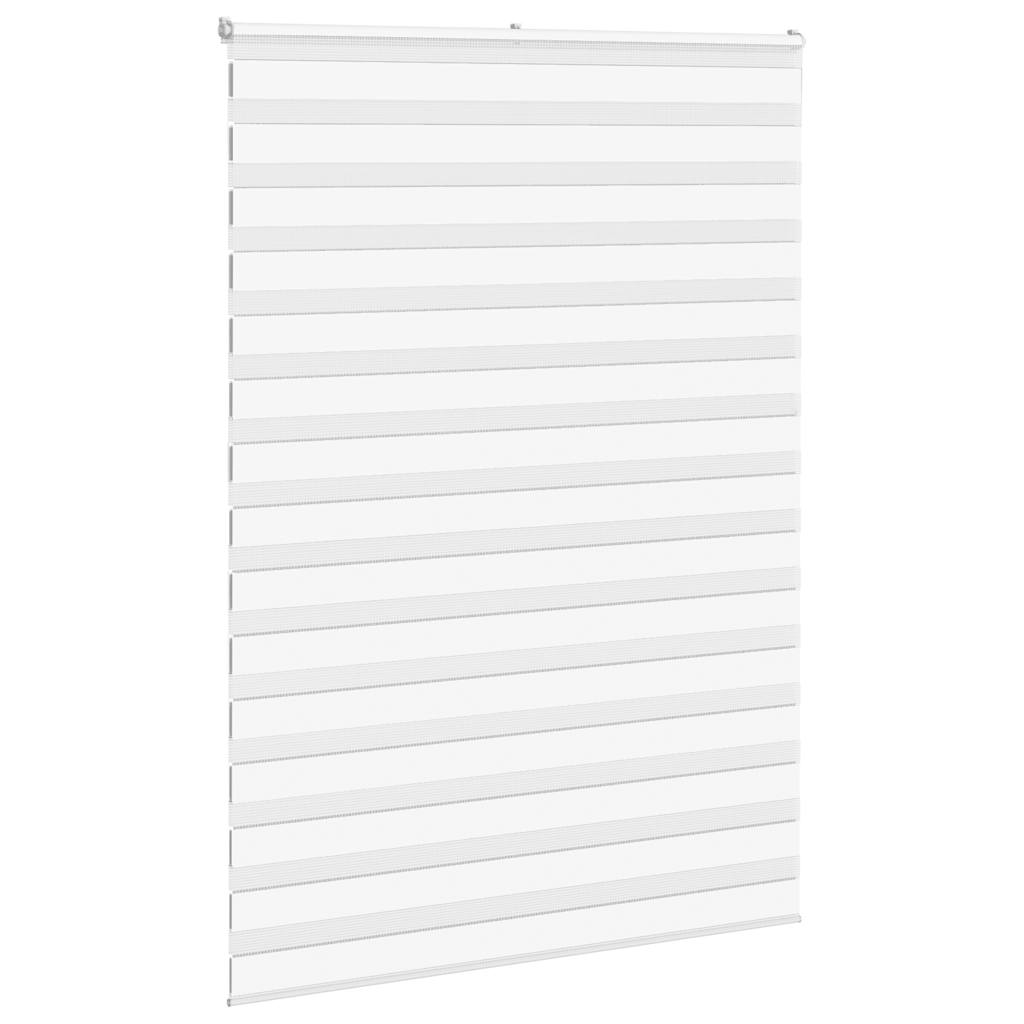 Store enrouleur double blanc 165x200 cm Largeur du tissu 160,9 cm Polyester