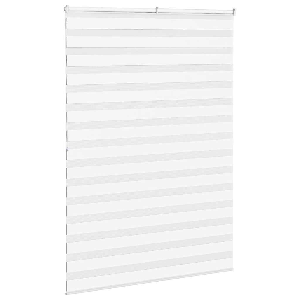 Store enrouleur double blanc 165x200 cm Largeur du tissu 160,9 cm Polyester