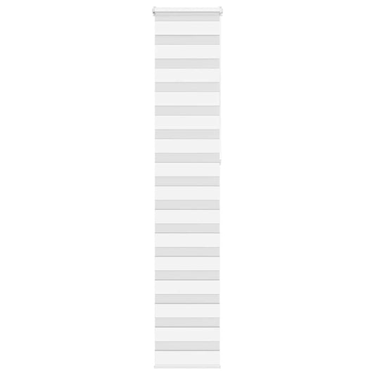 Double roller blind white 40x230 cm fabric width 35.9 cm polyester