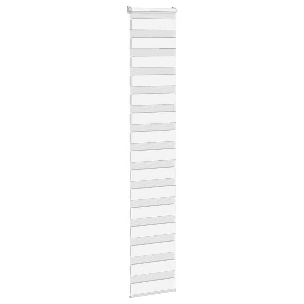Doppelrollo Weiß 40x230 cm Stoffbreite 35,9 cm Polyester