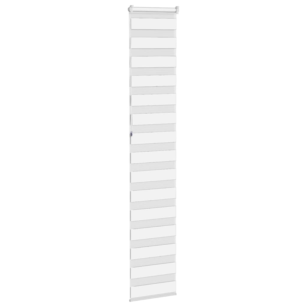 Doppelrollo Weiß 40x230 cm Stoffbreite 35,9 cm Polyester