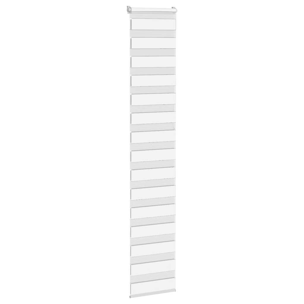 Doppelrollo Weiß 45x230 cm Stoffbreite 40,9 cm Polyester