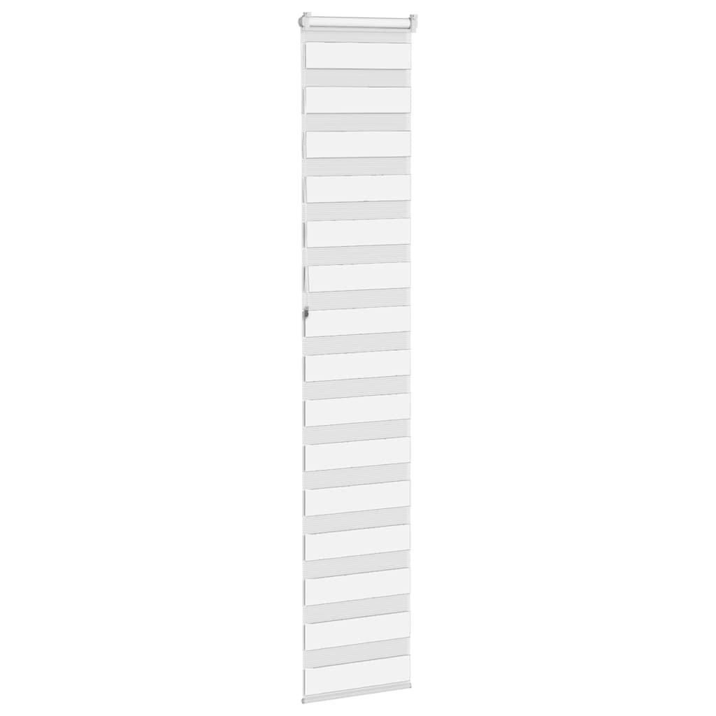 Doppelrollo Weiß 45x230 cm Stoffbreite 40,9 cm Polyester