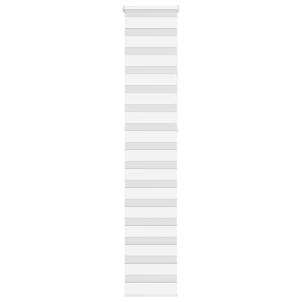 Doppelrollo Weiß 50x230 cm Stoffbreite 45,9 cm Polyester