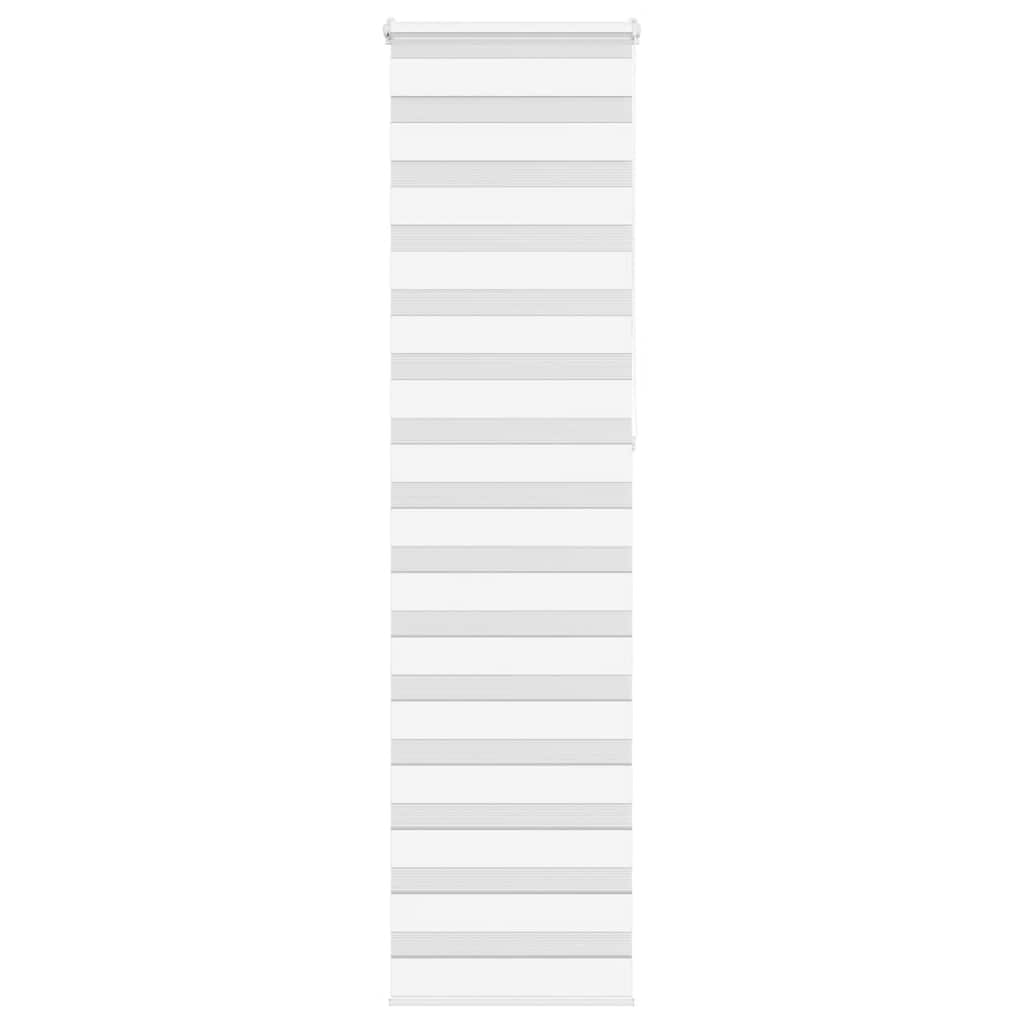 Doppelrollo Weiß 55x230 cm Stoffbreite 50,9 cm Polyester