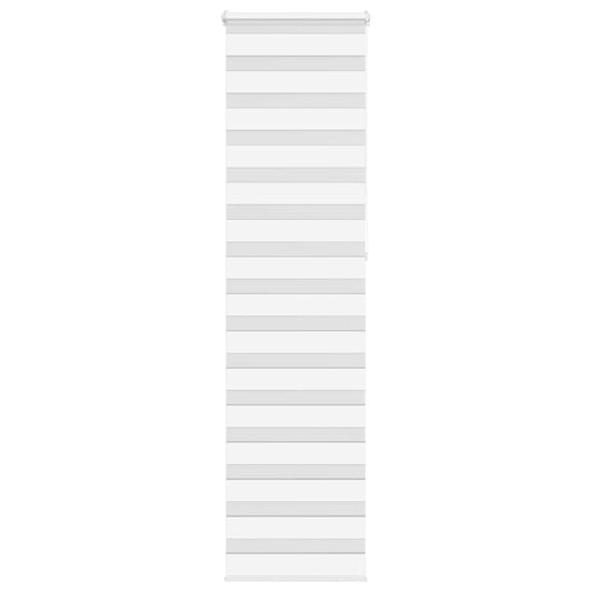 Double Roller Blind White 60x230 cm Fabric Width 55.9 cm Polyester